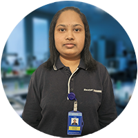 Lavayna Chitroju at work.